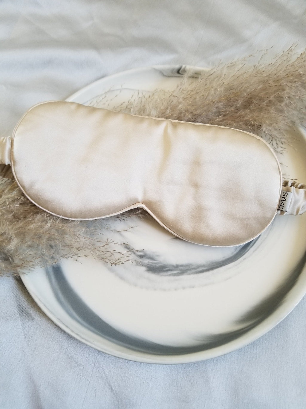 Organic Sleep Mask in Champagne Bubbles-SYLKE The