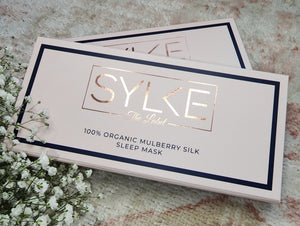 Organic 100% Mulberry Silk Sleep Mask in Gunmetal Gray - SYLKE The Label