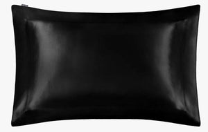 Beautifying Organic 100% Mulberry Silk Pillowcase in Starlet Noir - SYLKE The Label