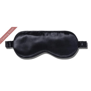 Organic 100% Mulberry Silk Sleep Mask in Starlet Noir - SYLKE The Label